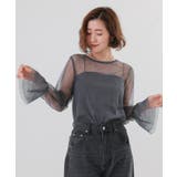 シアーフレアスリーブトップス【UR’S ユアーズ】 | titivate | 詳細画像22 