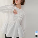 フロントデザインペプラムブラウス【UR’S ユアーズ】 | titivate | 詳細画像1 