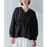 Vネックウエストギャザーブラウス【UR’S ユアーズ】 | titivate | 詳細画像24