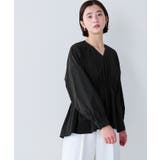 Vネックウエストギャザーブラウス【UR’S ユアーズ】 | titivate | 詳細画像26