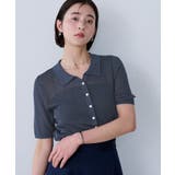 襟付きシアーリブラメニット【UR’S ユアーズ】 | titivate | 詳細画像31 