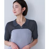 襟付きシアーリブラメニット【UR’S ユアーズ】 | titivate | 詳細画像15 