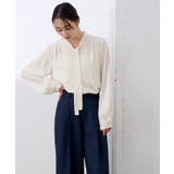 Vネックタイブラウス【UR’S ユアーズ】 | titivate | 詳細画像7