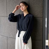 Vネックタイブラウス【UR’S ユアーズ】 | titivate | 詳細画像1