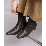 4.5cmスクエアトゥブーツ【UR’S ユアーズ】 | titivate | 詳細画像12 