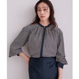 ジオメトリックバンドカラーブラウス【UR’S ユアーズ】 | titivate | 詳細画像5 