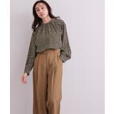 ジオメトリックバンドカラーブラウス【UR’S ユアーズ】 | titivate | 詳細画像9 