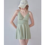 スカート付Vネックワンピース/水着【SEADRESS シードレス】 | titivate | 詳細画像26 