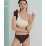 uneuneワンショルダーリボンビキニ/水着【SEADRESS シードレス】 | titivate | 詳細画像2 