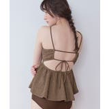 立体ジャガードペプラムフレアビキニ/水着【SEADRESS シードレス】 | titivate | 詳細画像14 