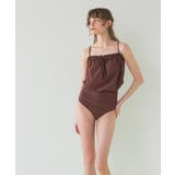 サスティナブルブラウジングワンピース/水着【SEADRESS シードレス】 | titivate | 詳細画像5 