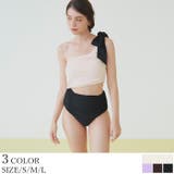 titivate（ティティベイト） | ワンショルダーカットアウトワンピース/水着【SEADRESS シードレス】
