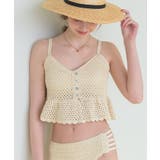 ペプラムキャミソールクロシェビキニ/水着【SEADRESS シードレス】 | titivate | 詳細画像8 