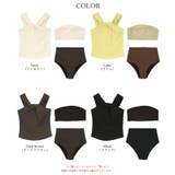 ツイストノースリーブハイウエストビキニ セット水着【SEADRESS シードレス… | titivate | 詳細画像18 