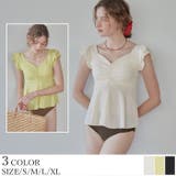 ハートネックフレアビスチェビキニ/水着【SEADRESS シードレス】 | titivate | 詳細画像1 