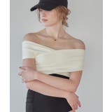 クロスオフショルダーギャザーワンピース/水着【SEADRESS シードレス】 | titivate | 詳細画像4 