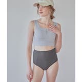 フロントボタンデザインハイウエストビキニ/水着【SEADRESS シードレス】 | titivate | 詳細画像2 