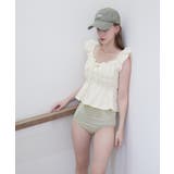 3点セット ティアードフリルトップス付ビキニ 水着 | titivate | 詳細画像2