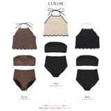 3点セット クロシェホルターネックトップス×ビキニ 水着【SEADRESS | titivate | 詳細画像13