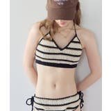 マルチボーダークロシェビキニ/水着【SEADRESS シードレス】 | titivate | 詳細画像7