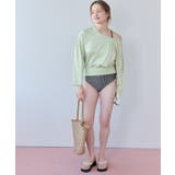 サイドギャザーバッククロスデザインワンピース 水着【SEADRESS シードレス… | titivate | 詳細画像2