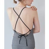 サイドギャザーバッククロスデザインワンピース 水着【SEADRESS シードレス… | titivate | 詳細画像4