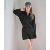 2点セット レースアップフーディーラッシュガード×ショートパンツ【SEADRES… | titivate | 詳細画像17 