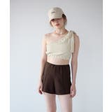 3点セット ギャザーワンショルダービキニ×ショートパンツ 水着【SEADRESS | titivate | 詳細画像2 