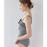 リボンデザインチェックジャガードビキニ/水着【SEADRESS シードレス】 | titivate | 詳細画像6