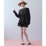 ペプラムフリルトップス×ショートパンツセット ラッシュガード【SEADRESS … | titivate | 詳細画像34