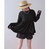 ペプラムフリルトップス×ショートパンツセット ラッシュガード【SEADRESS … | titivate | 詳細画像16