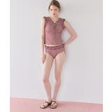 チェック柄フリルタンクトップビキニ/水着【SEADRESS シードレス】 | titivate | 詳細画像11 