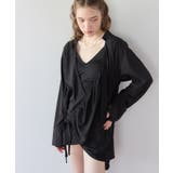 カシュクールギャザーオーバーサイズシャツ ラッシュガード【SEADRESS シー… | titivate | 詳細画像3 