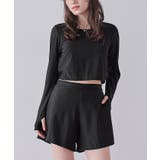 3点セット パイピング長袖ビキニ×ショートパンツ 水着【SEADRESS | titivate | 詳細画像27