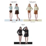 3点セット パイピング長袖ビキニ×ショートパンツ 水着【SEADRESS | titivate | 詳細画像29