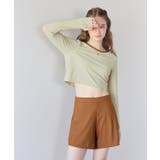 3点セット パイピング長袖ビキニ×ショートパンツ 水着【SEADRESS | titivate | 詳細画像3