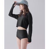 3点セット パイピング長袖ビキニ×ショートパンツ 水着【SEADRESS | titivate | 詳細画像16
