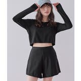 3点セット パイピング長袖ビキニ×ショートパンツ 水着【SEADRESS | titivate | 詳細画像18