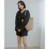 4点セット ティアードラッシュガード×ビキニ 水着【SEADRESS | titivate | 詳細画像10 