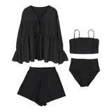 4点セット ティアードラッシュガード×ビキニ 水着【SEADRESS | titivate | 詳細画像20 