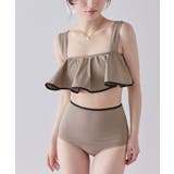 パイピングフリルハイウエストビキニ/水着【SEADRESS シードレス】 | titivate | 詳細画像7 