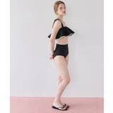 パイピングフリルハイウエストビキニ/水着【SEADRESS シードレス】 | titivate | 詳細画像9 