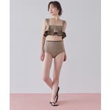 パイピングフリルハイウエストビキニ/水着【SEADRESS シードレス】 | titivate | 詳細画像16 