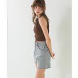 ハイウエストデニムショートパンツ【SEADRESS シードレス】 | titivate | 詳細画像8 