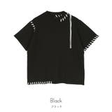 配色ステッチ半袖トップス【miette ミエット】 | titivate | 詳細画像4