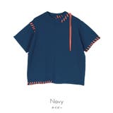 配色ステッチ半袖トップス【miette ミエット】 | titivate | 詳細画像6