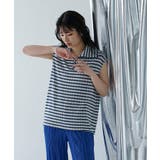 ハーフジップボーダーベスト【miette ミエット】 | titivate | 詳細画像4