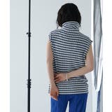 ハーフジップボーダーベスト【miette ミエット】 | titivate | 詳細画像6