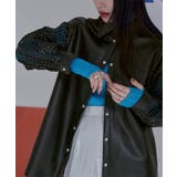 パンチングレザースリーブシャツ【miette ミエット】 | titivate | 詳細画像9