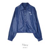 favプリントナイロンショートシャツ【miette ミエット】 | titivate | 詳細画像4 